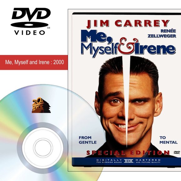 DVD: Jim Carrey 2 DVD Set : Dumb and Dumber AND Me, Myself & Irene - Picture 4 of 5